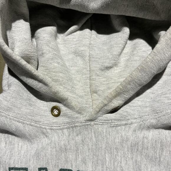 Vintage 80s Eastern Michigan Champion Reverse Weave Hoodie - Picture 3 of 4